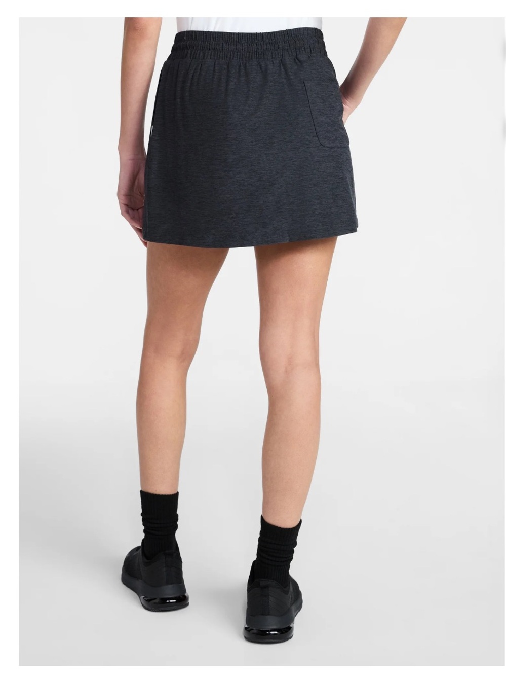 Athletic Works Women’s Charcoal Drawstring Active Skort - NEW - Picture 2 of 5